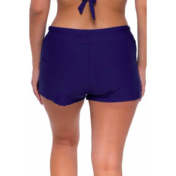 NEW SUNSETS INC. laguna swim short in indigo - Picture 3 of 4